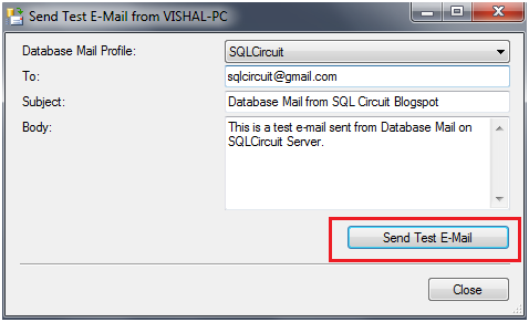 SQLCircuit: SQL Server- Implementation of Database Mail