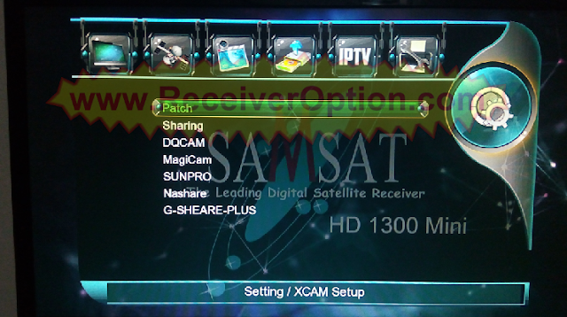 SAMSAT HD 1300 MINI NEW SOFTWARE WITH G-SHEARE-PLUS OPTION
