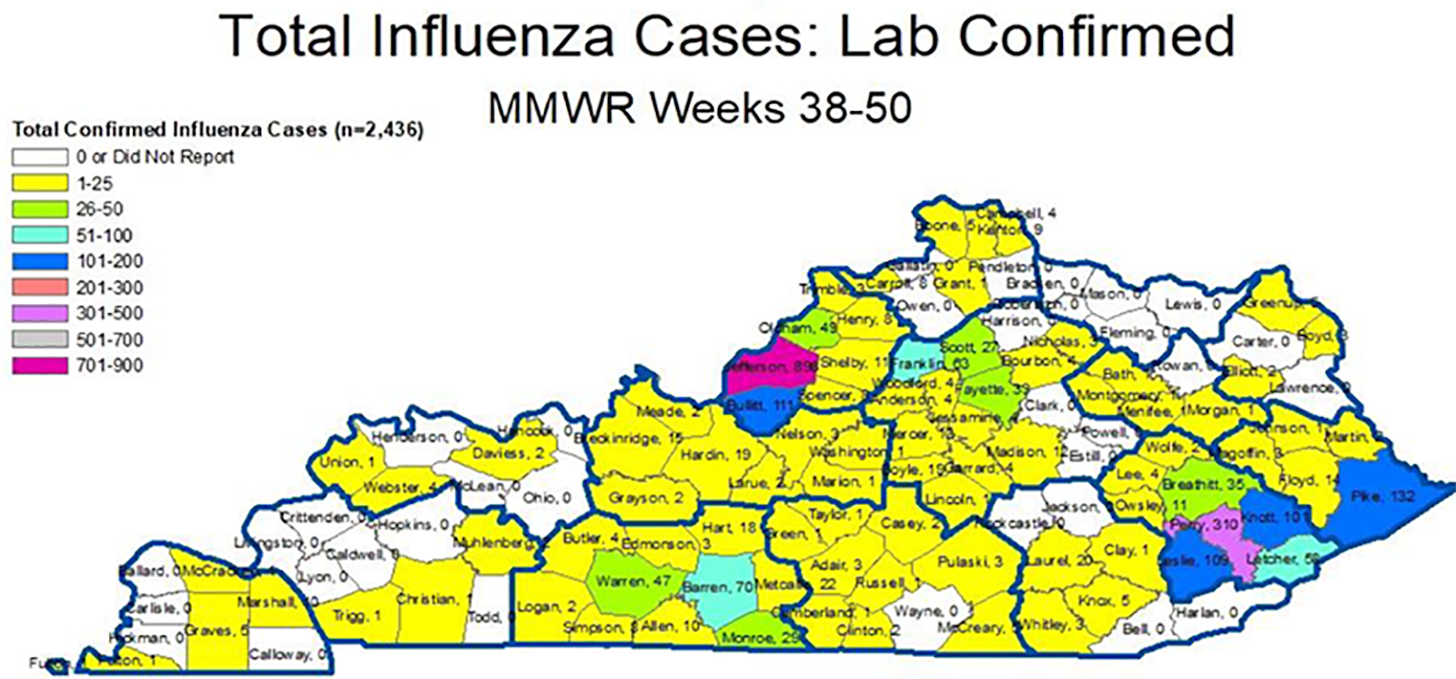 KENTUCKY HEALTH NEWS Flu cases reported at increasing rate; 6 deaths