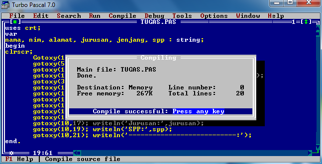 Make compile. Турбо Паскаль. Gotoxy в Паскале. Gotoxy в турбо Паскаль. Интегрированная инструментальная оболочка Turbo Pascal 7.0.
