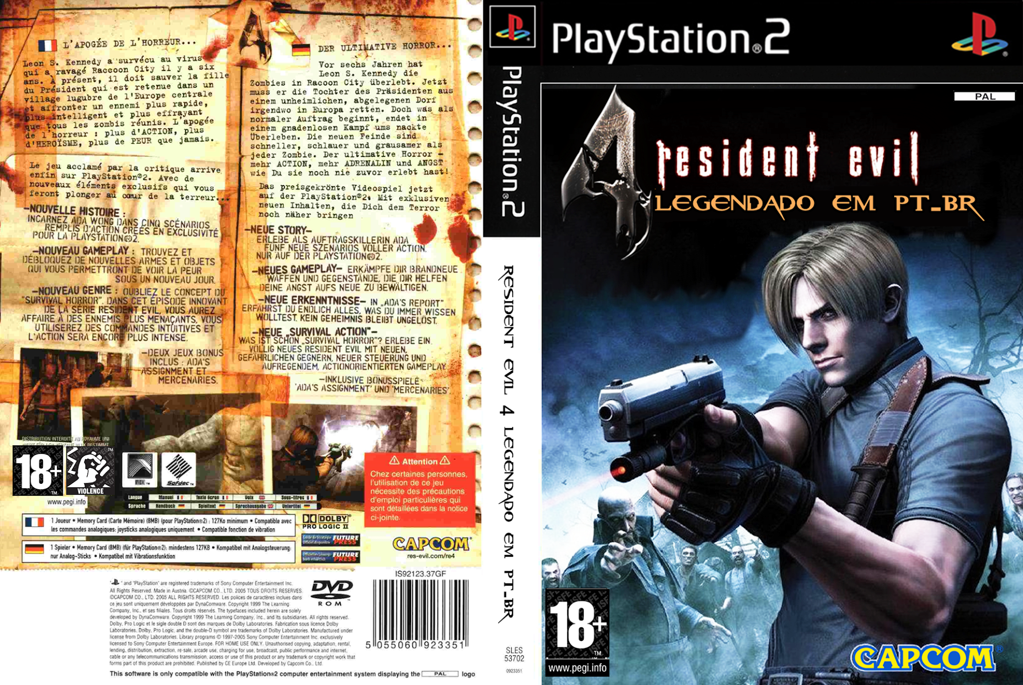 Jogo Ps2 DVD Resident Evil 4 Cheat Edition com tudo no infinito