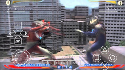 Ultraman Fighting Evolution Rebirth PPSSPP