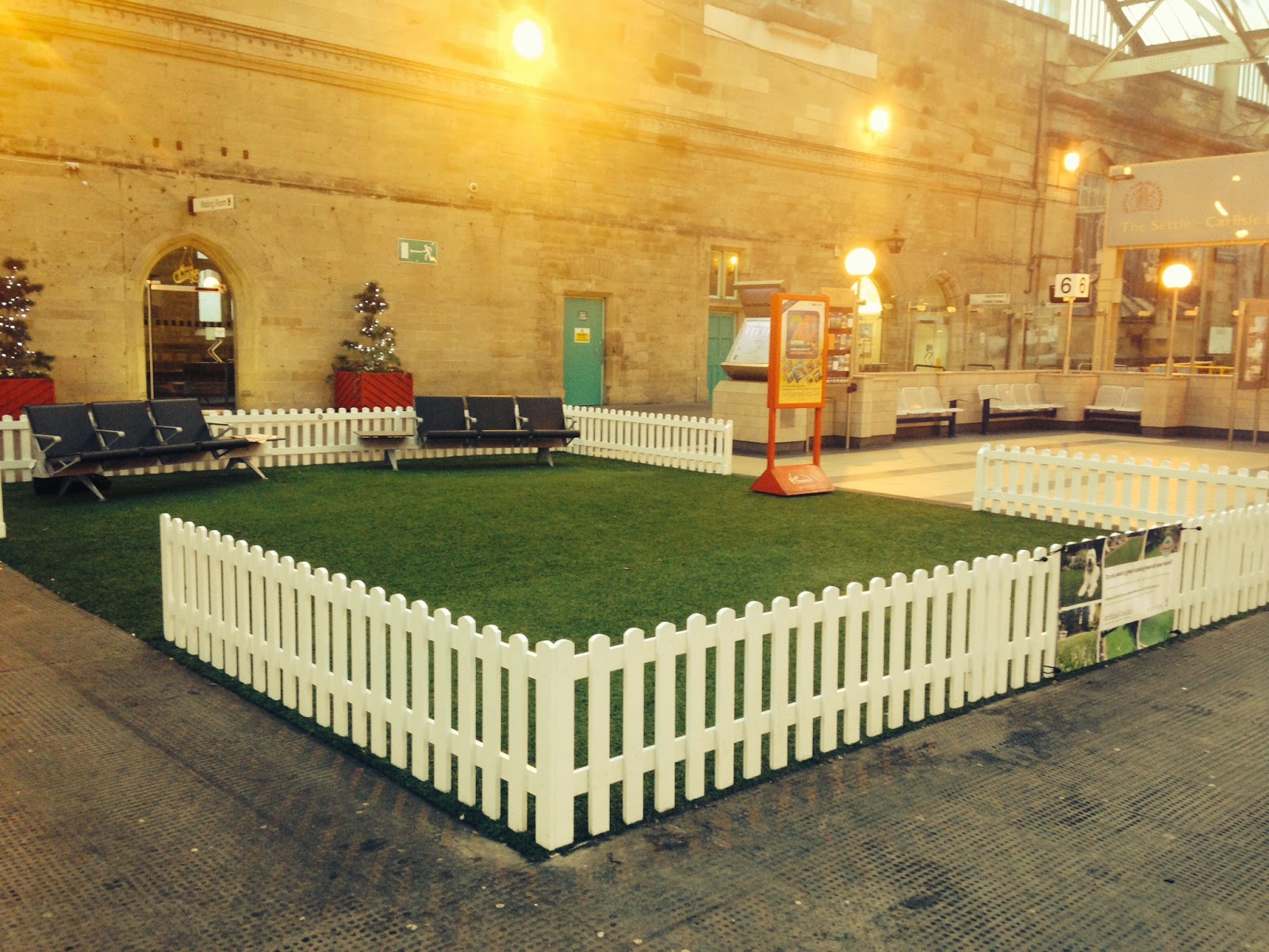 Artificial Grass a permanent fixture at Carlisle Train Station