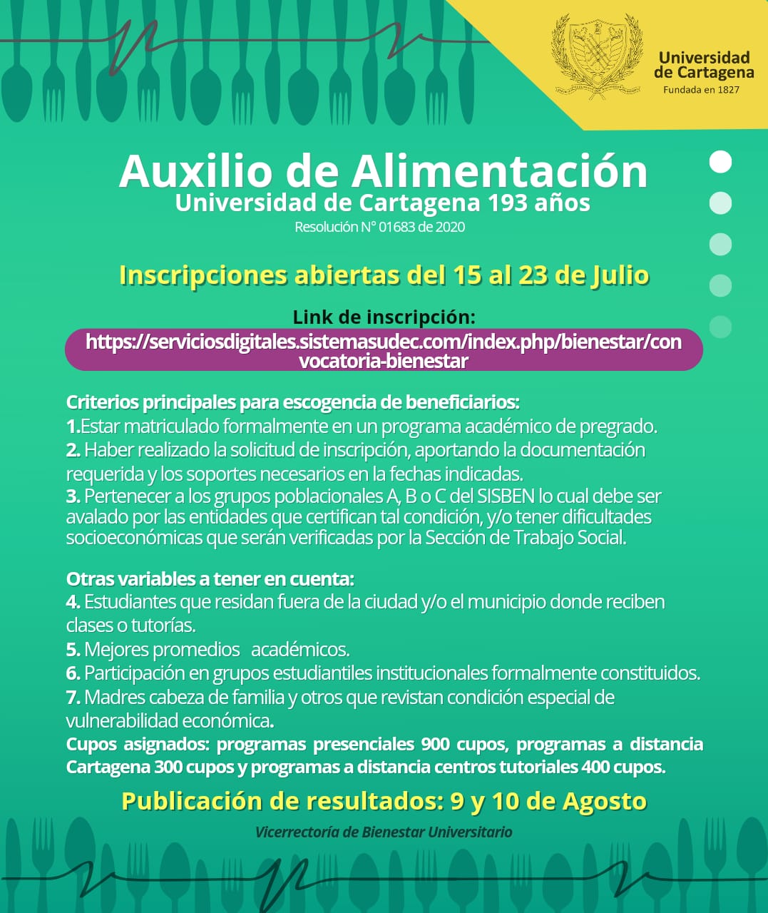 Auxilio de Alimentacion.