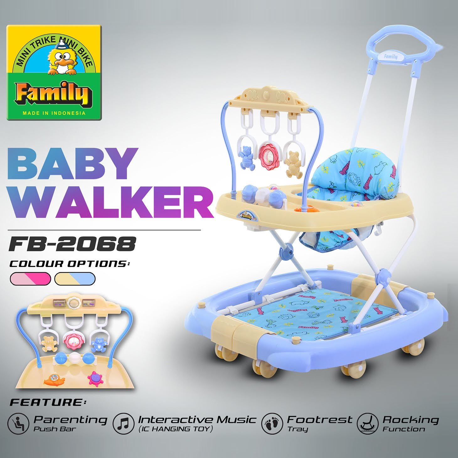 tokosarana™ Online & InStore Shopping Baby Walker Family FB2068