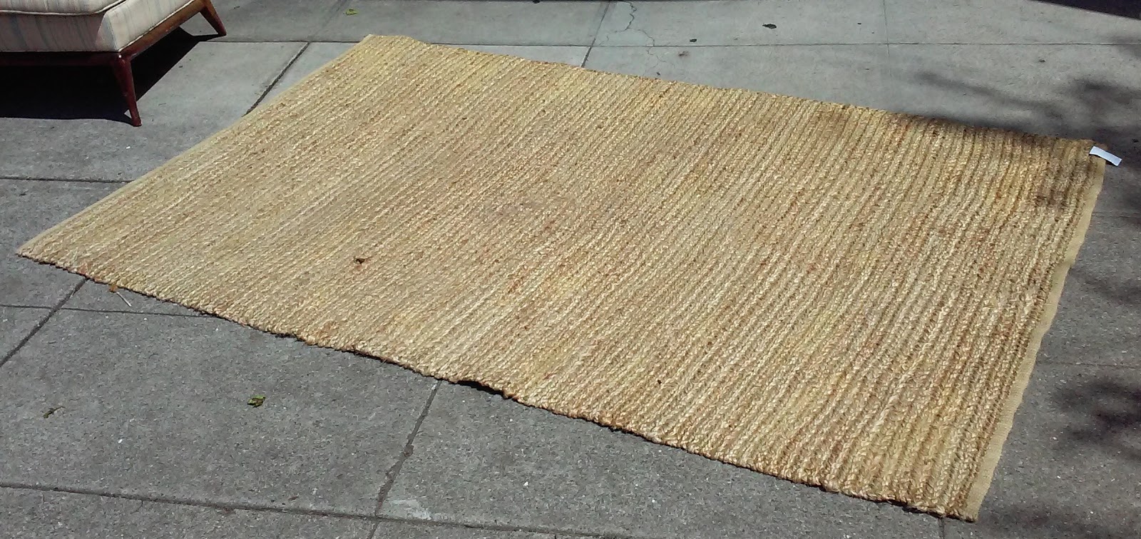 UHURU FURNITURE & COLLECTIBLES SOLD Pottery Barn 5' x 8' Heathered