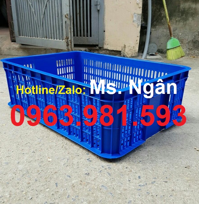 Sọt nhựa rỗng HS009, sóng nhựa hở HS009 giá rẻ tại Hà Nội, sóng nhựa rỗng HS009, sọt nhựa cao 19 cm,