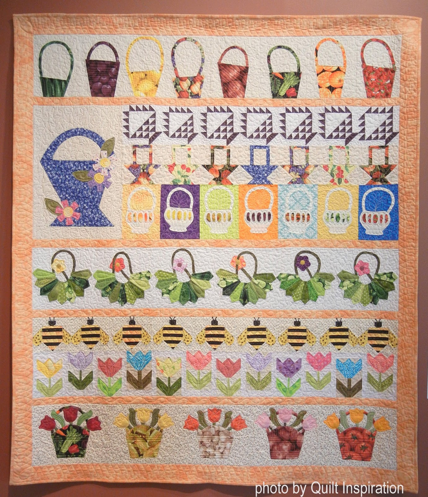 Quilt Inspiration Glorious basket quilts