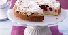 Cakes (Tenderness) with apple, cherry and meringue.