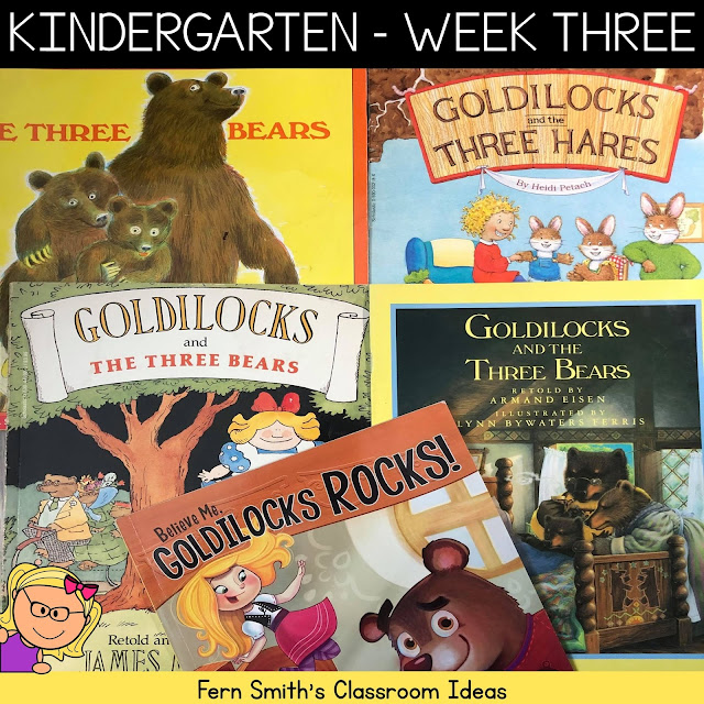 Kindergarten Week Three Themes, Lessons, and Resources #FernSmithsClassroomIdeas