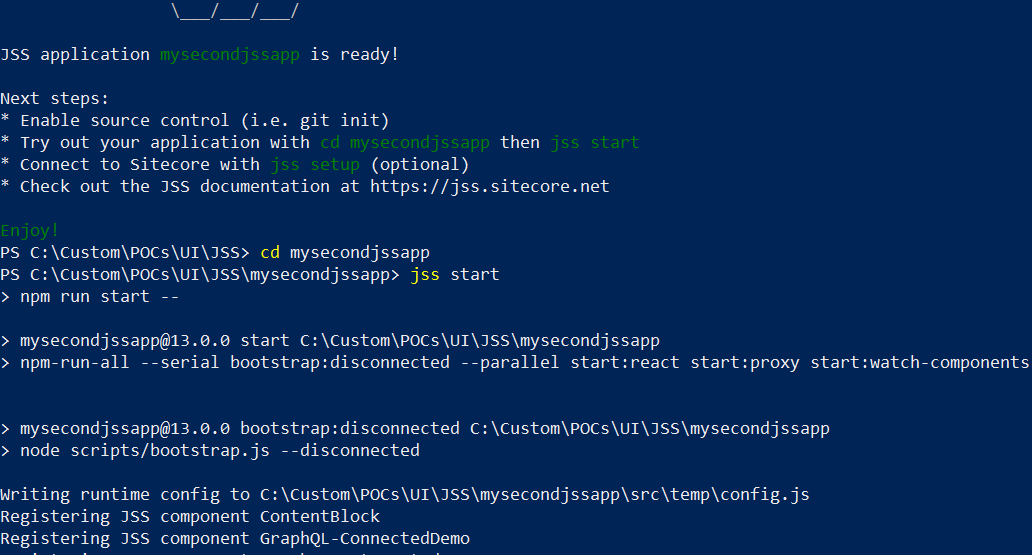 Steps to create a Sitecore JSS app and Deploy to Sitecore