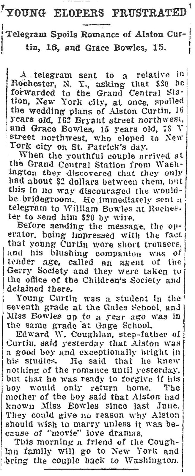 The House History Man Love and Romance in the Seventh Grade!