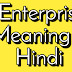 Enterprise Meaning In Hindi - Enterprise का मीनिंग क्या है 