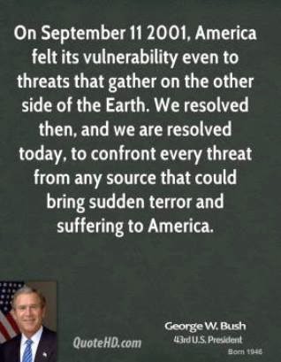 September 11 Quotes George W Bush