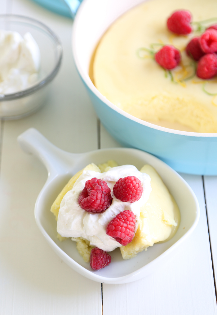 Baked Lemon Lime Pudding Sprinkle Bakes