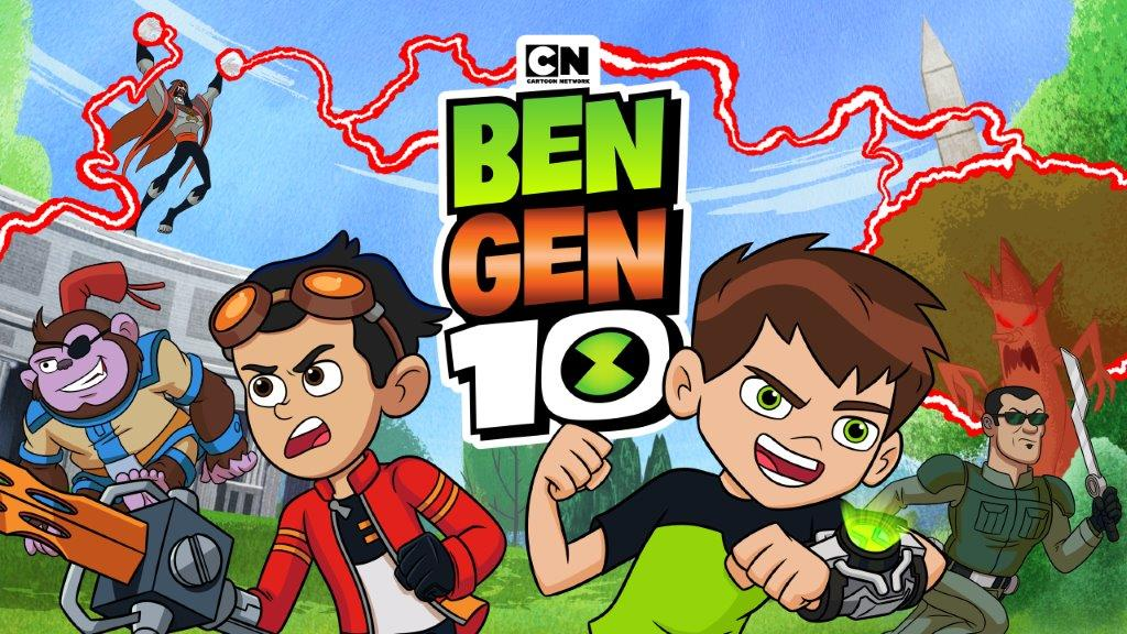 Omnicoid Void: Ben Gen 10 Promo Art with Generator Rex Characters
