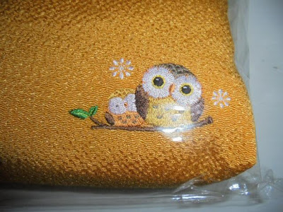 ロゴキャラクター刺繍