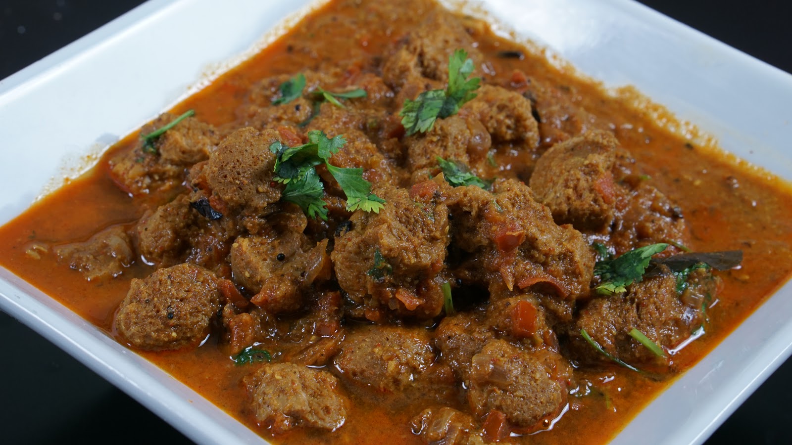 Soya Chunks Kulambu Steffi's Recipes