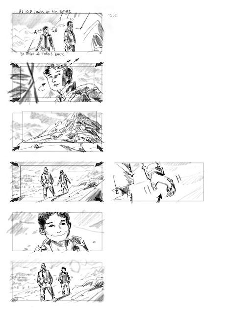 Kip and the Ice Man #storyboard