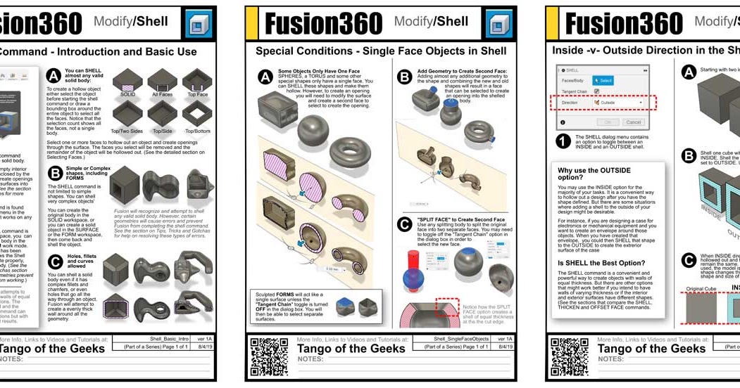 Tango of the Geeks Shell Command in Fusion 360