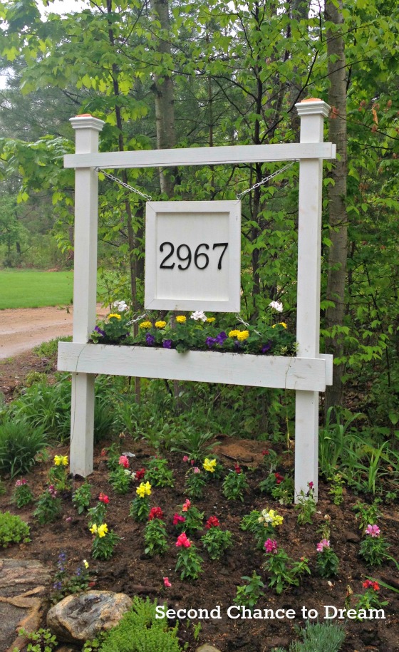 house number entrance sign board