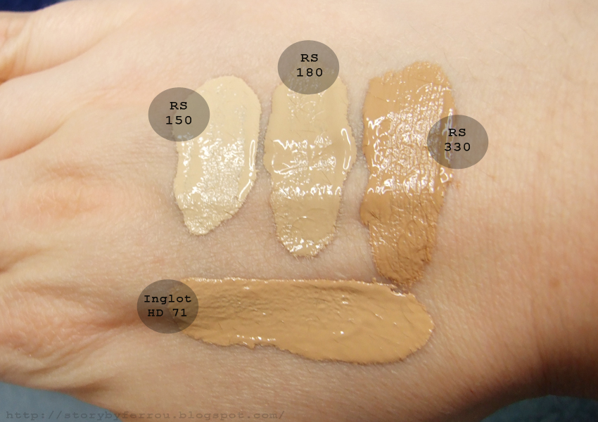 Ferrou Makeup Blog makijaż, kosmetyki Inglot HD Perfect Coverup Fundation