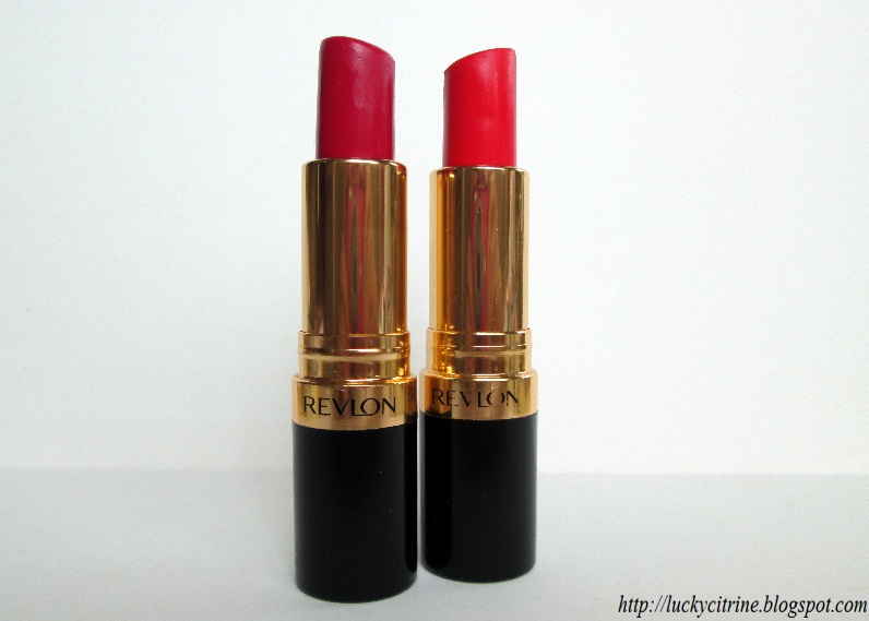 Revlon Super Lustrous Creme Lipstick Cherries In The Snow and Fire & Ice