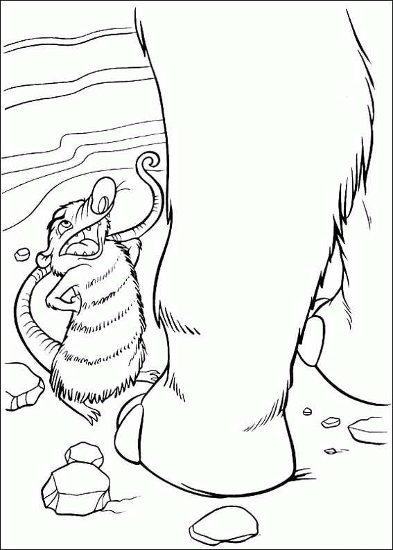 ice age coloring pages to print - photo #22