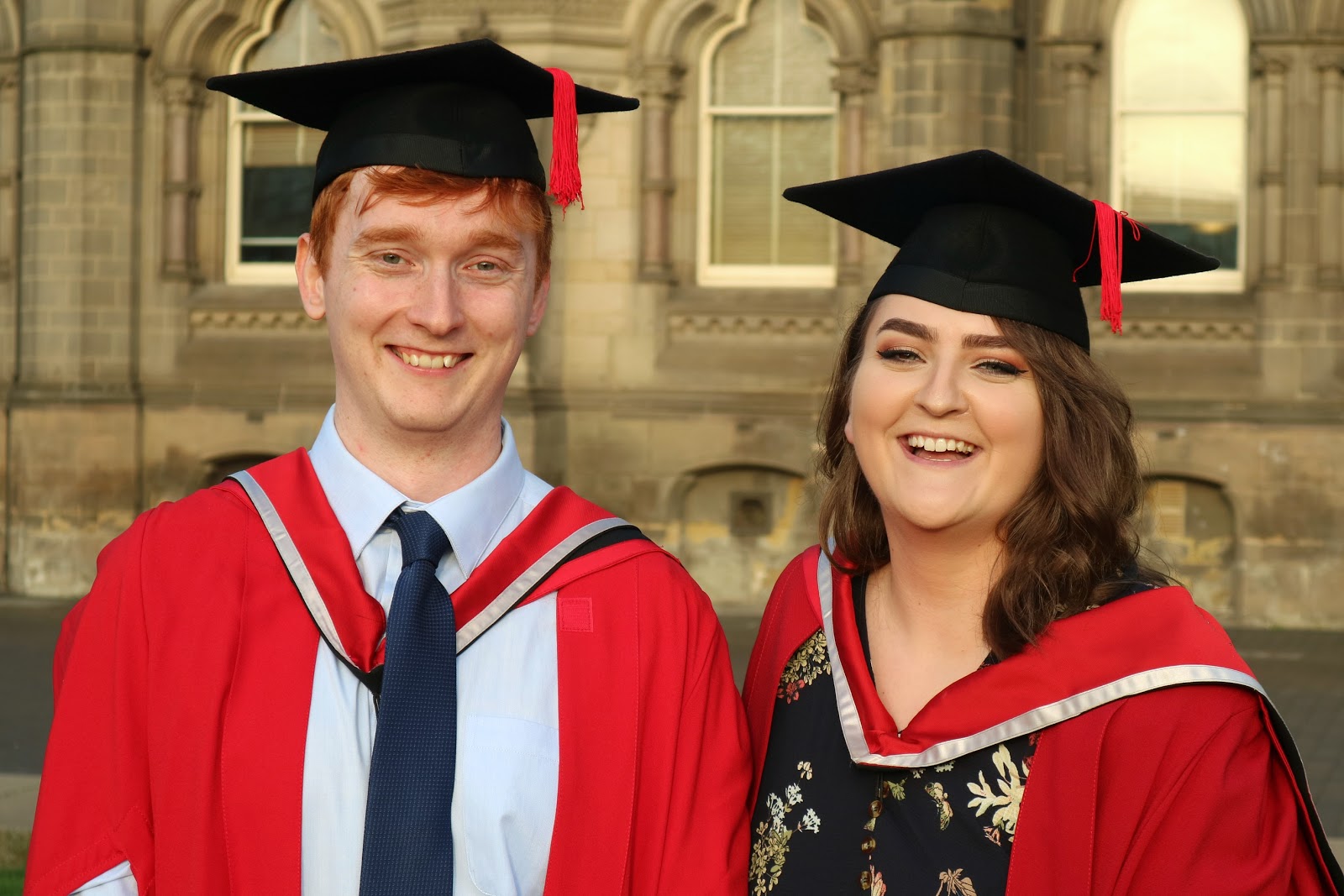 graduation gown with jumpsuit
