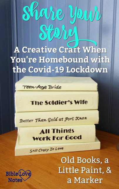 This is a simple craft - anyone can do it. It's inexpensive, fun, and it makes a great conversation piece and a great way to share your testimony. Plus, it gives you an extra activity during the coronavirus lockdown.#Books #Craft