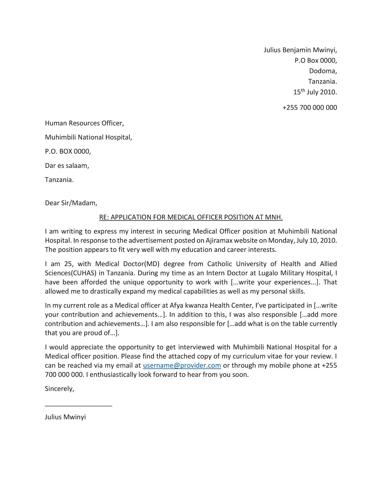 General task 1 formal letter image