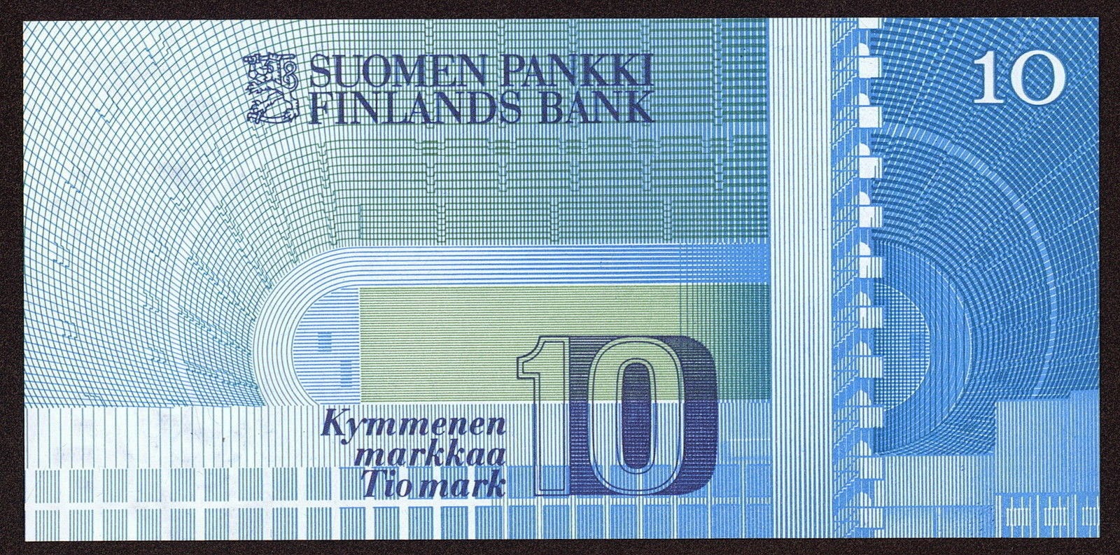 Finland 10 Markka banknote 1986 Paavo NurmiWorld Banknotes & Coins Pictures Old Money