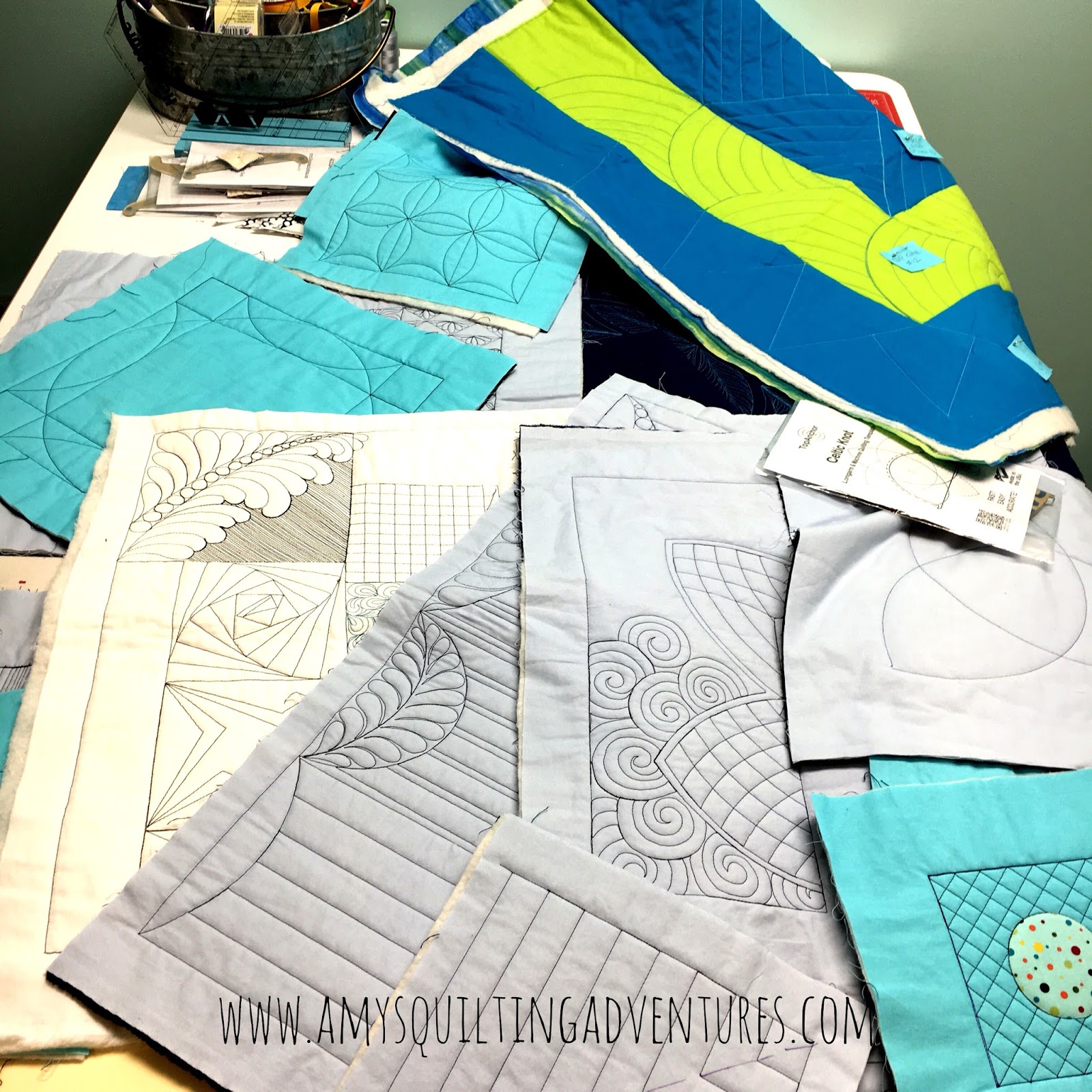 Amy's Free Motion Quilting Adventures Quilting with Rulers an Update