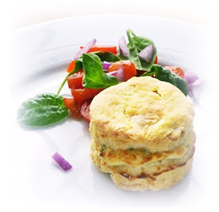 roasted garlic scone