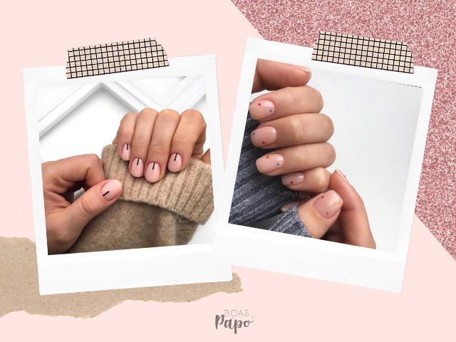 Nail Arts para quem não sabe pintar unha - INSPIRAÇÕES Nail Arts para quem não sabe pintar unha - INSPIRAÇÕES
