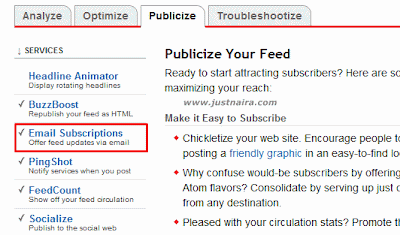Download Feed Email Subscribers