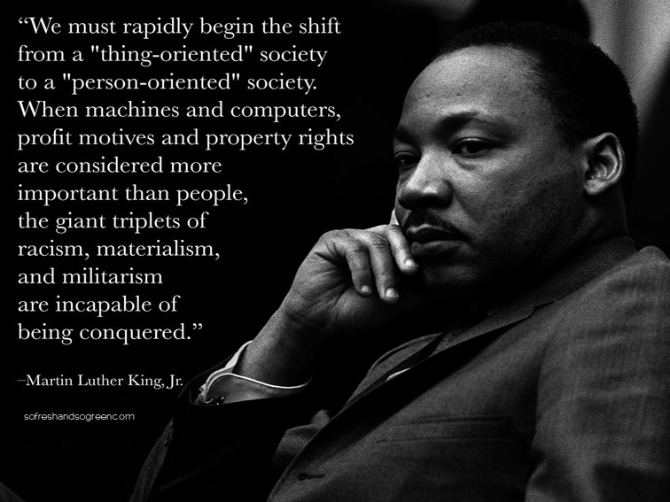 Strongheart Dr. Martin Luther King in 1967 We as a Nation Must