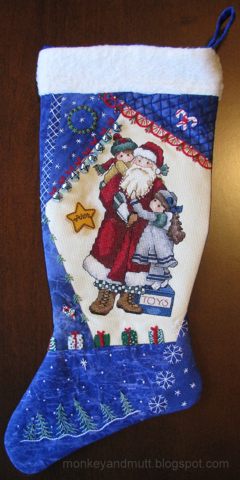 1 Xmas Item A Month July Christmas Stocking Finish!