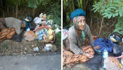 Karena Sudah Tua dan Sakit-Sakitan, Nenek ini Dibuang oleh Anaknya Sendiri Didekat Tumpukan Sampah