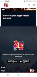 25 Tahun Telkomsel #TerusBergerakMaju Bersama Indonesia.