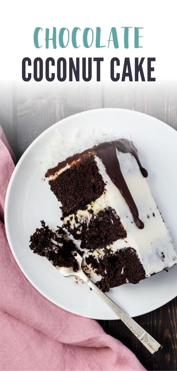 Chocolate Cake with Coconut Buttercream
