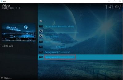 Instalar Blue Magic Kodi Build