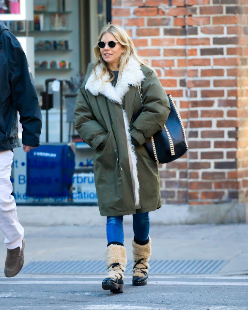 Sienna Miller Clicked Outside in New York 21 Jan -20202