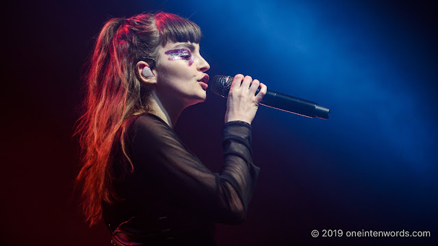 Chvrches at Rebel on July 7, 2019 Photo by John Ordean at One In Ten Words oneintenwords.com toronto indie alternative live music blog concert photography pictures photos nikon d750 camera yyz photographer