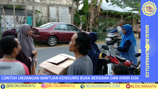 Contoh Undangan Bantuan Konsumsi kegiatan Kirim Do`a dan Buka Bersama - bloklimasatu.com