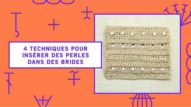 crocheter des perles dans des brides