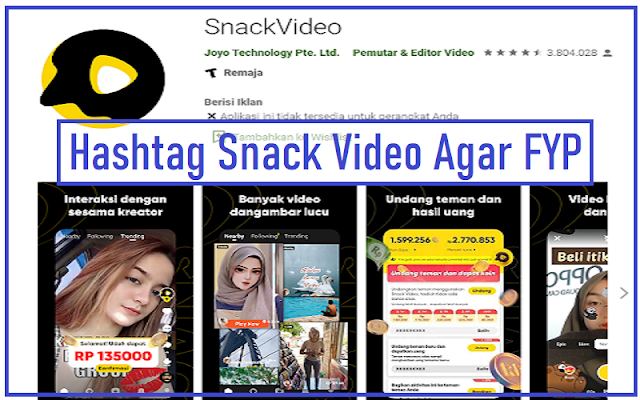 hashtag snack video