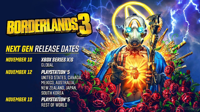 رسميا تحديد تاريخ إطلاق تحديث لعبة Borderlands 3 على جهاز PS5 و Xbox Series X