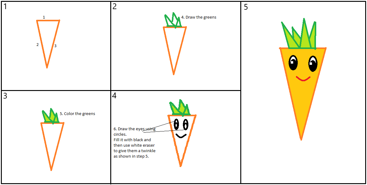 Fruits Drawing For Kids