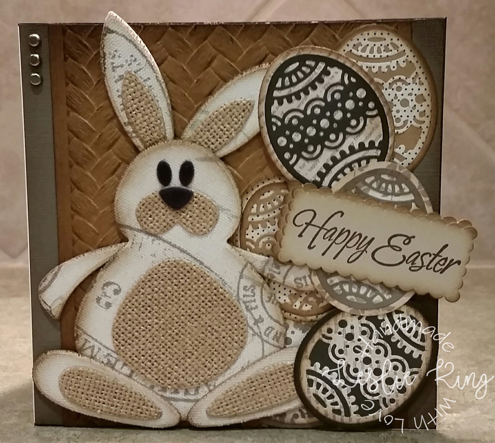 Moonlight Crafting Crafter's Companion Easter Bunny Card